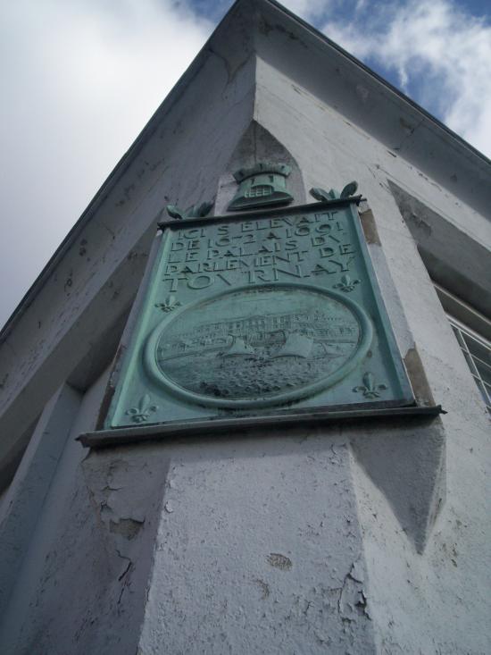 Tournai (Doornik) emplacement ancien parlement