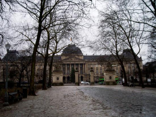 Parc de Bruxelles près du palais